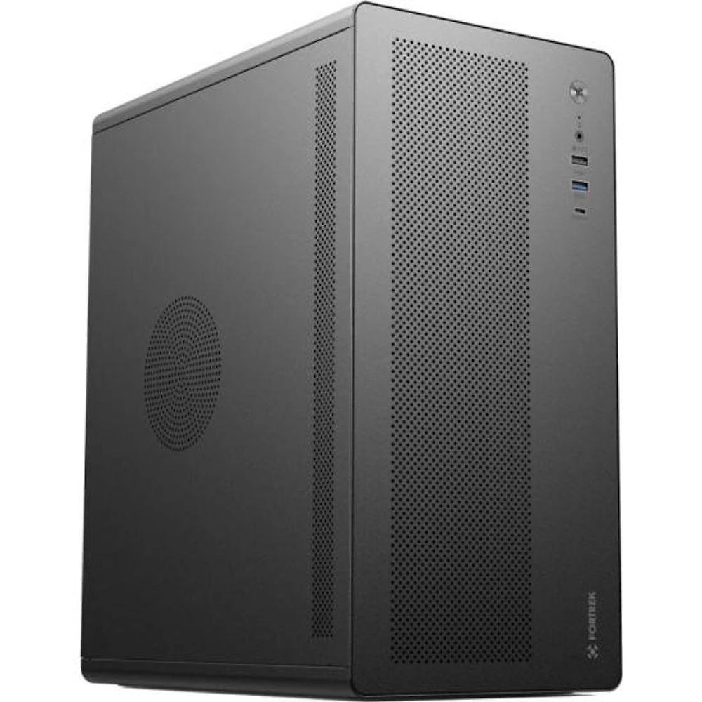 Gabinete para Computador GO22 Premium Office Micro ATX e Mini ITX com Design Compacto Preto