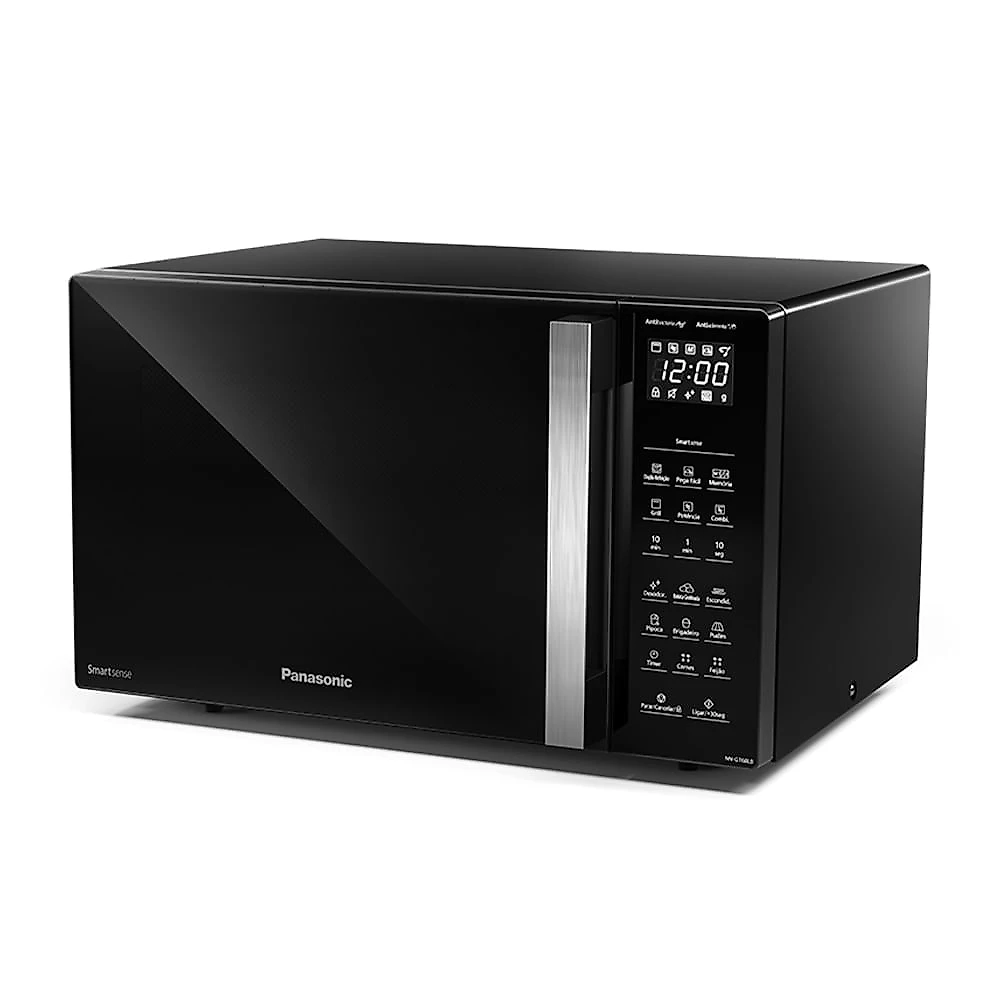 Miniatura Microondas Panasonic Com SmartSense e Dupla Refeição 30L Preto - NN-GT68LBRU 110v