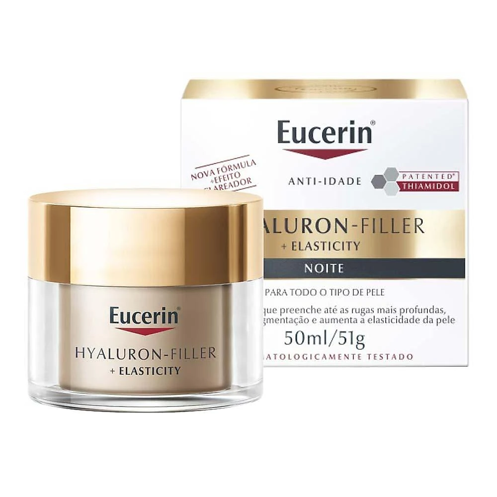 Eucerin hyaluron-filler elasticity antirugas creme facial noite 50g