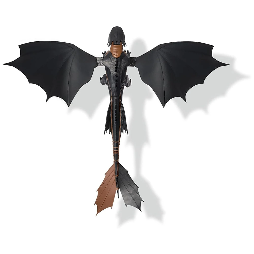 Dragões da Dreamworks - Como Treinar Seu Dragão: Toothless Explosão de Plasma - Boneco de Ação com Asas de 63,5cm, Luzes e Sons - Brinquedo para