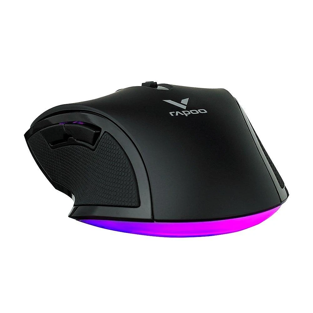 Mouse Gamer Rapoo V20S, RGB, 7.000 DPI, 6 Botões Programáveis, Memória Interna, UBS, Preto - V20S