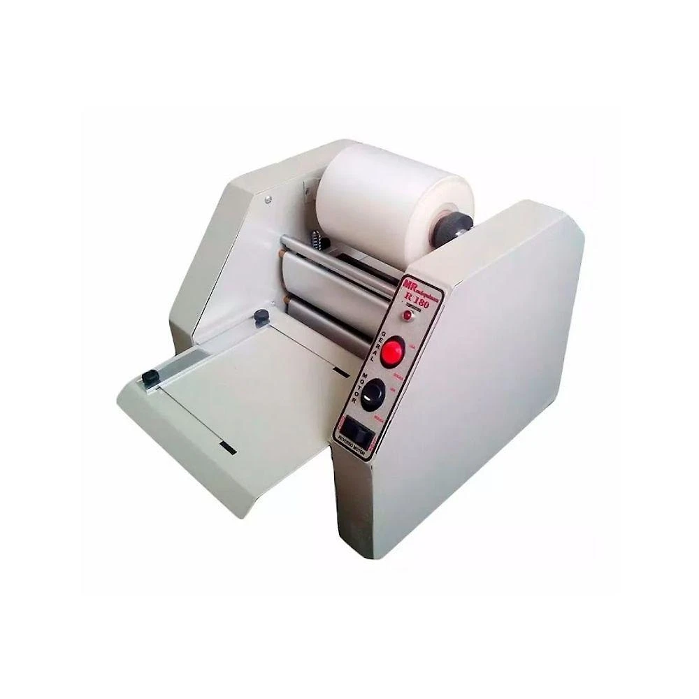 Plastificadora de Bobina R-180 para Crachá RG CIC CPF 360W MR Máquinas
