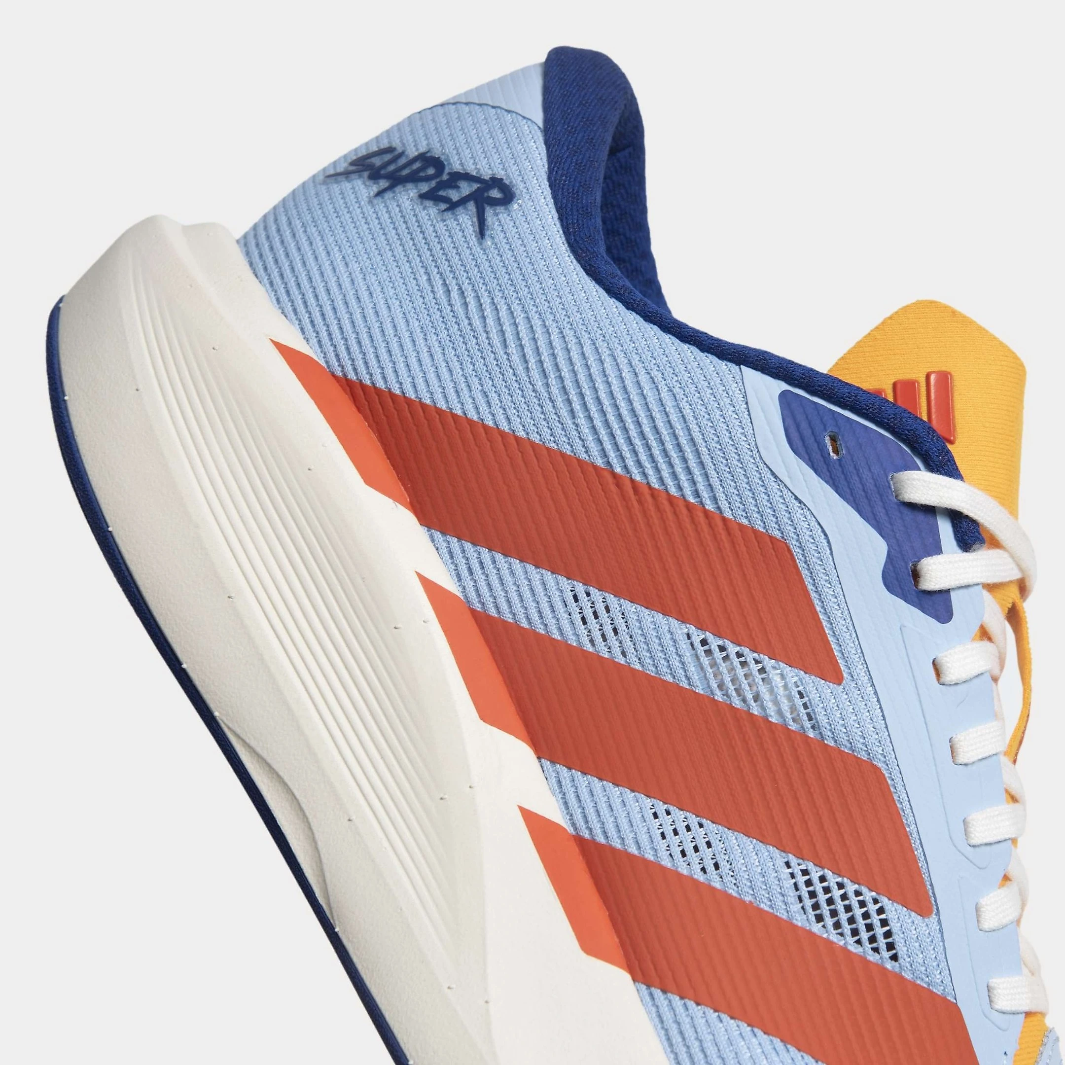 Tênis Adidas Super Masculino Azul+Laranja - 38