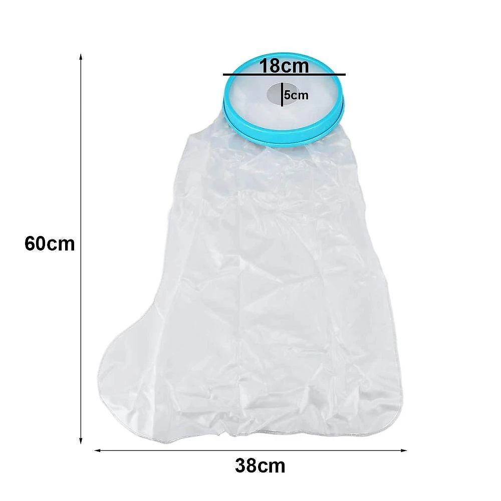 Capa Protetora para Gesso e Curativos AB Mídia BSL3927 Impermeável Uso Universal Transparente 18CM webcontinental-7890012182701