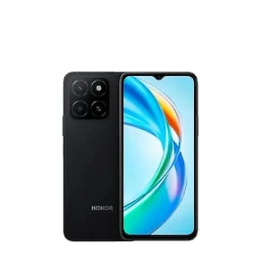 Smartphone HONOR X5B 4G Plus 256GB Preto, 4+4GB RAM Turbo, Processador MediaTek Helio G36, Câmera Traseira Dupla de até 50MP e Tela de 6,56"