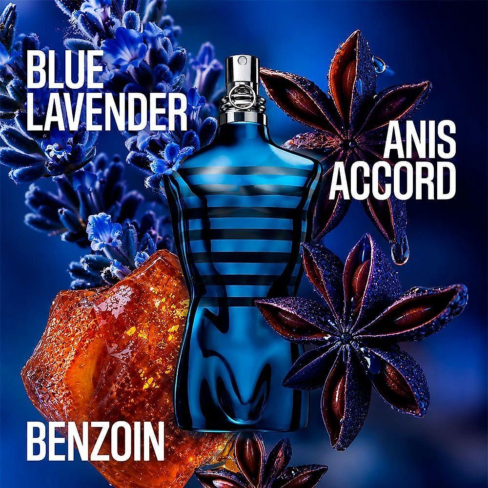 Perfume Le Male In Blue Masculino Eau de Parfum Aromático Especiado 125ML Jean Paul Gaultier
