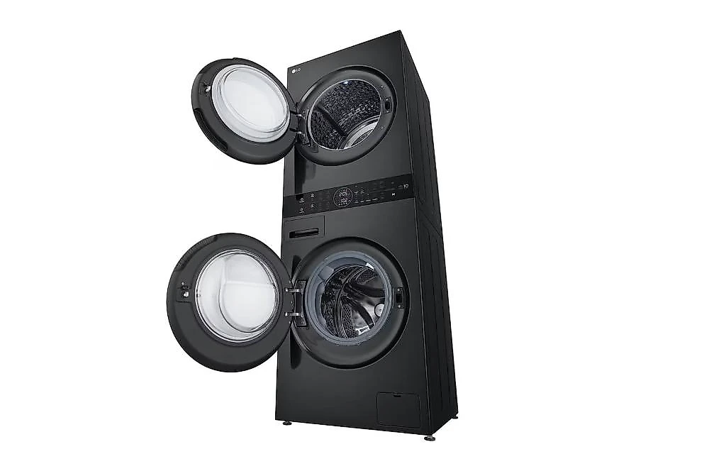 Lava e Seca LG 14kg  Black Inox  Torre WK14BS6A - 220V 220V