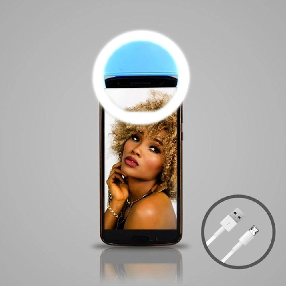 Selfie Ring Light: Luz De Selfie Para O Celular 3 Intensidades Branco
