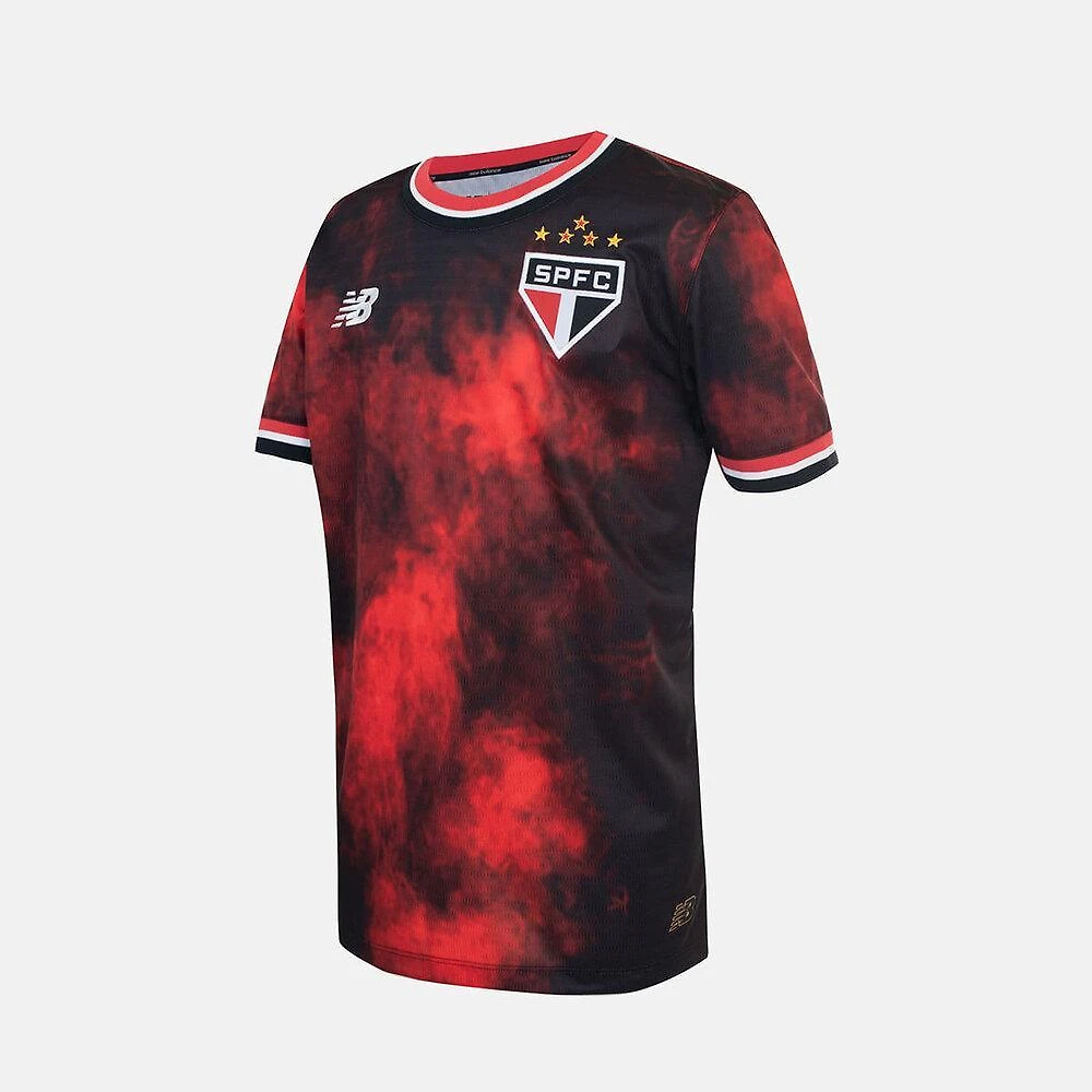 Camisa new balance comemorativa spfc 2024 torcedor s/p juvenil