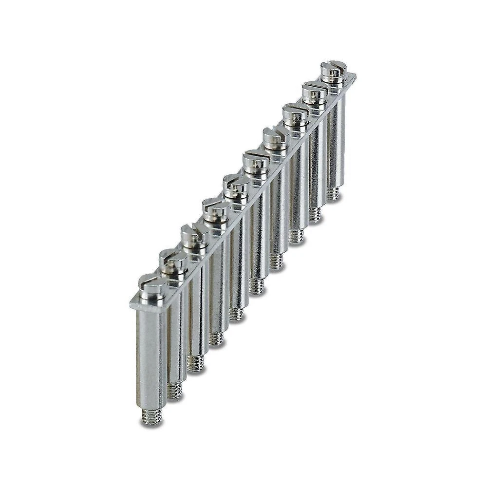 Jumper Fixo Phoenix Contact FB 10-17 Passo 17 mm 10 Polos Bivolt Prata