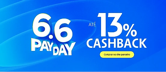 MAGALU COM ATÉ 13% DE CASHBACK