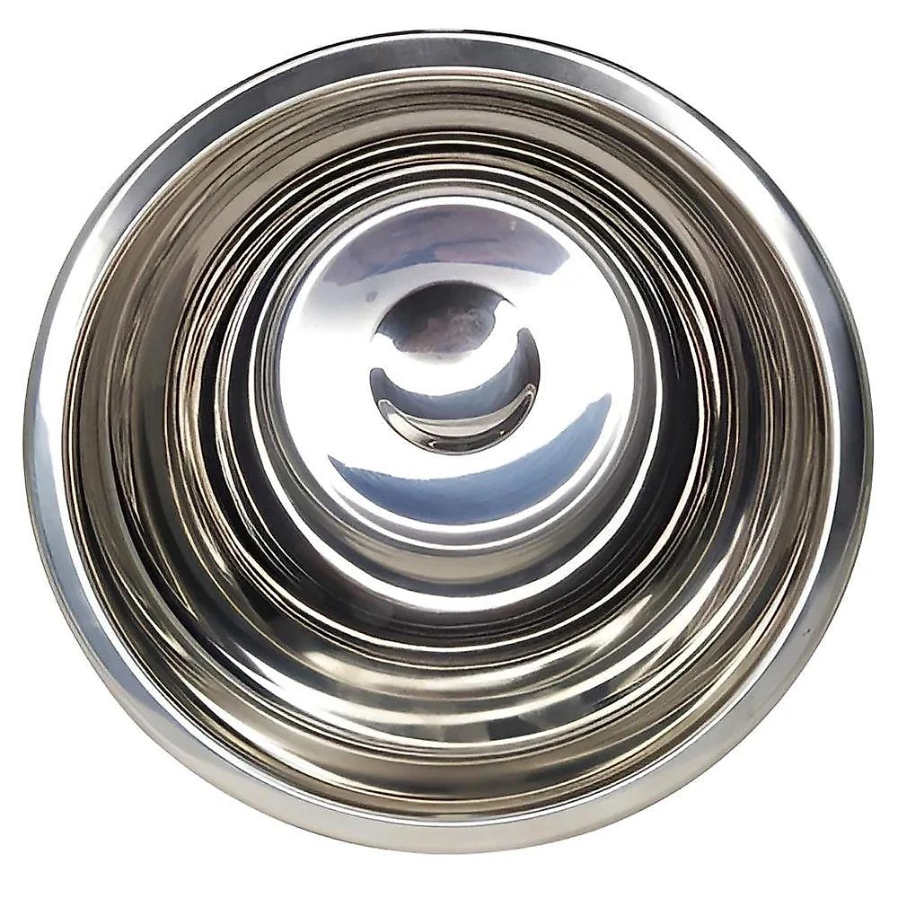 Tigela Bowl Inox Bacia Cumbuca Receira Preparo Versátil Armazenamento Multiuso Inox Braslu 1,9L