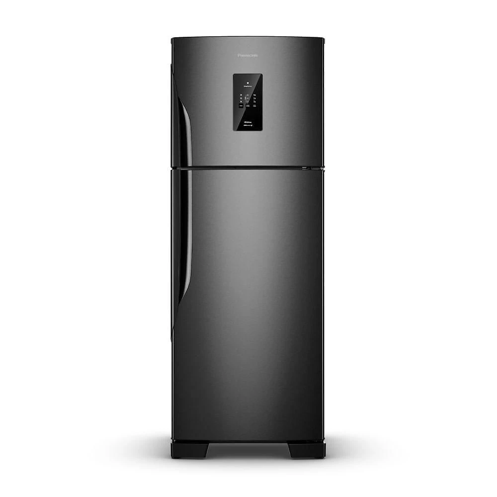 Geladeira Panasonic BT71 Black Inox Look Duplex Frost Free 494L Inverter A - NR-BT71PV4BA 110V