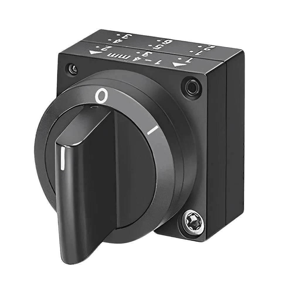 Botão Frontal Siemens 3SB3000-2LA11 Atuador Seletor 2 Posições Preto