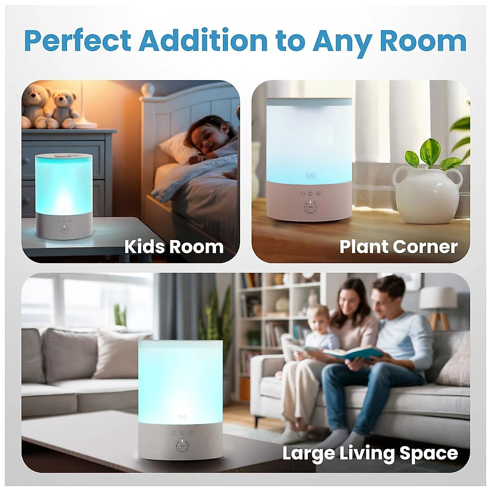 Umidificador Névoa Fria Everlasting Comfort Branco 2.5L 24V