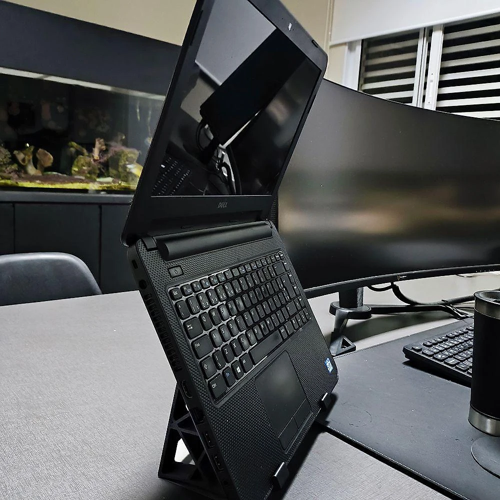 Suporte de Notebook 180 Graus Ergonômico Preto Plástico de Alta Qualidade 20CM