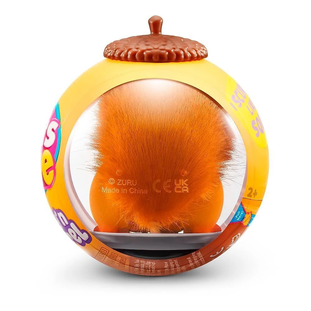 Brinquedo Interativo Esquilo Scurry'n Squirrel com Movimentos Realistas Laranja Candide 10CM