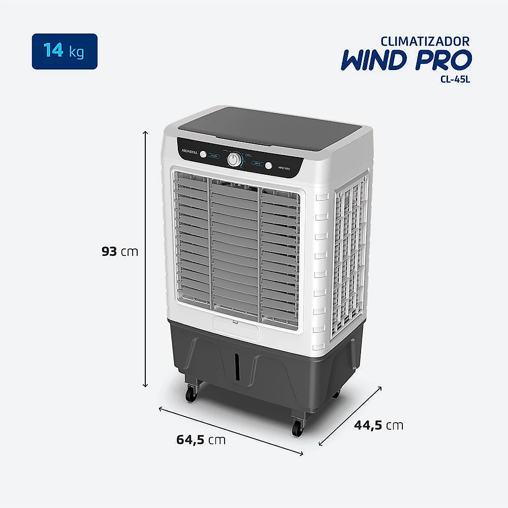 Climatizador Wind Pro Mondial 230W – CL-45L 110V
