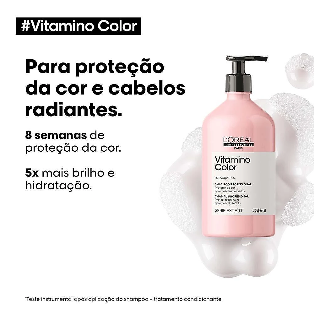 L’oréal professionnel vitamino color shampoo para cabelos coloridos 750ml