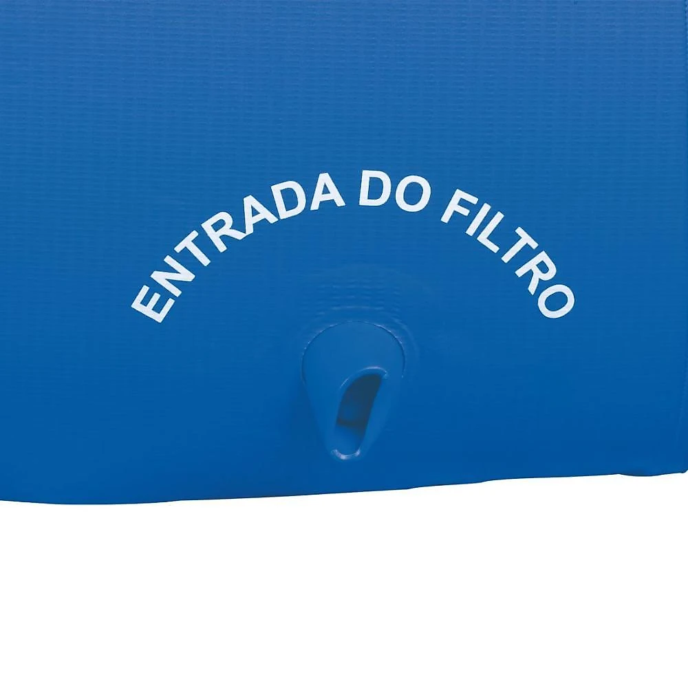Piscina inflável 2400 litros redonda splash fun com capa mor