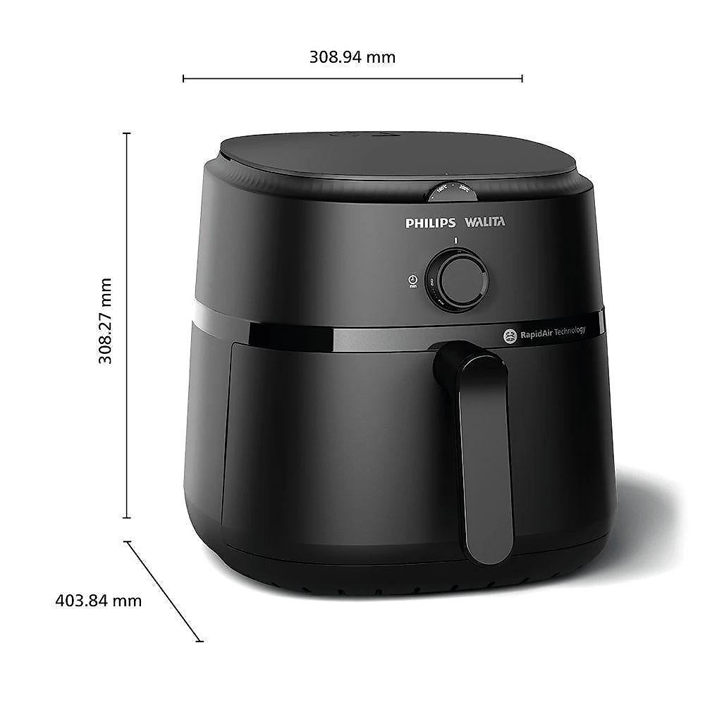 Fritadeira Airfryer Philips Walita NA130 2L 700W Preto 110V