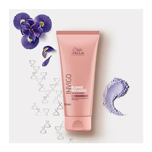 Wella professionals cool blond recharge invigo - condicionador 200ml