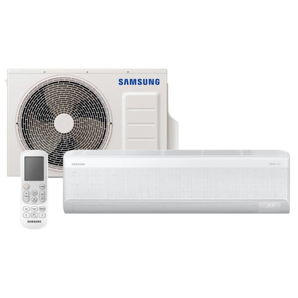 Ar condicionado split inverter samsung windfree ai 24000 btus quente-frio 220v ar24dxfaawkxaz