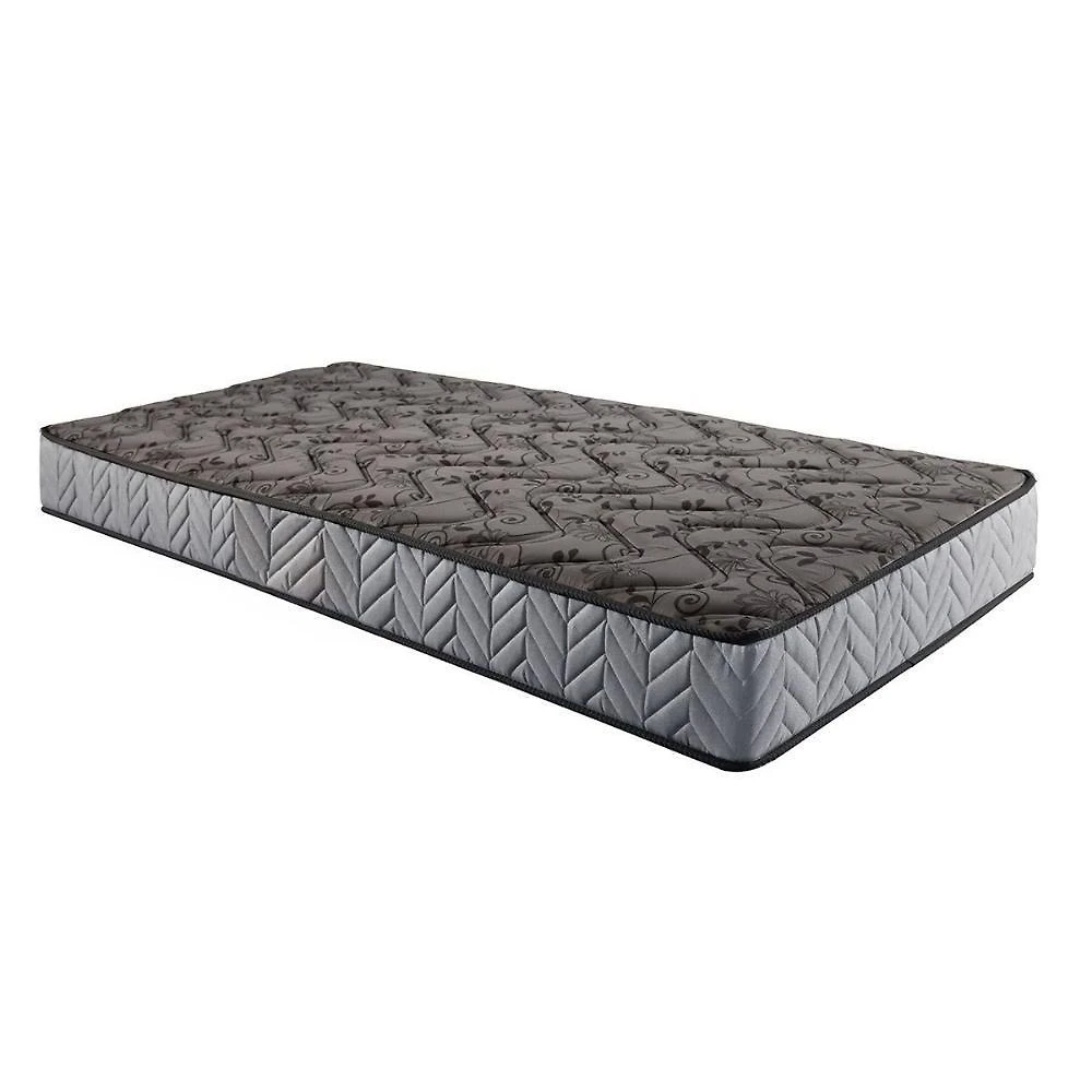 Colchão Solteiro Espuma D33 D23 Royalle Rustico Prata (88x188x22) - Paropas