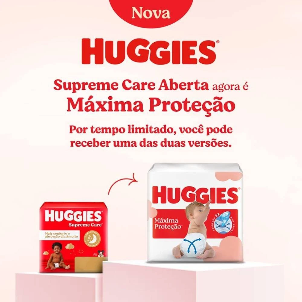 Miniatura Fralda Huggies Supreme Care Giga M Com 172 Unidades