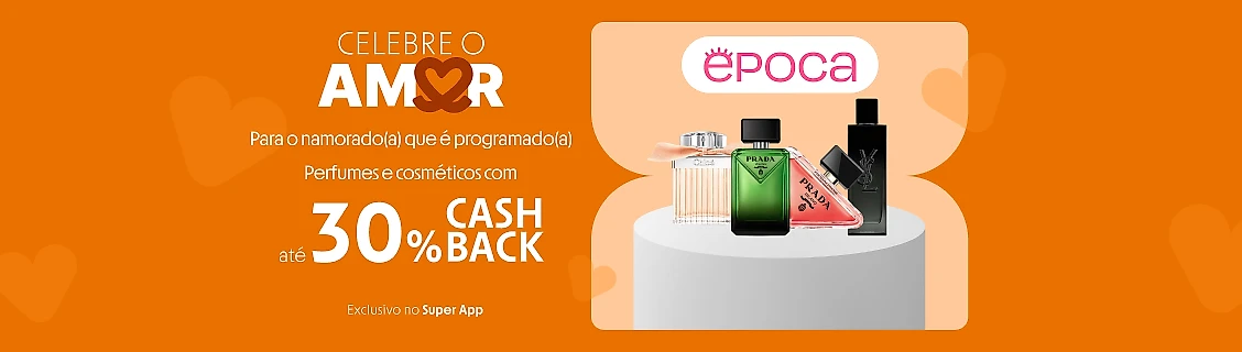 Epoca com até 30% de cashback