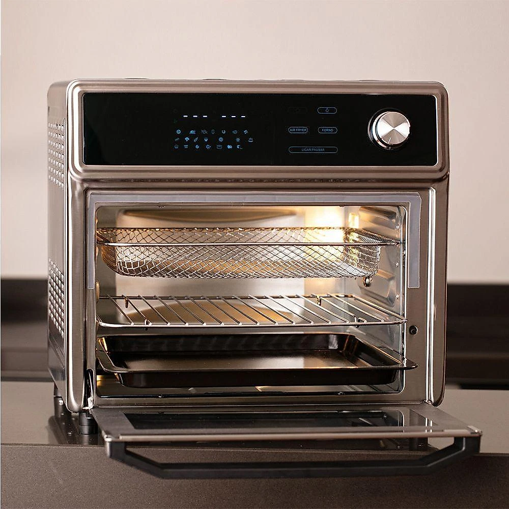 Fritadeira air fryer forno 25l gallant digital gfe25 rotisserie 220v