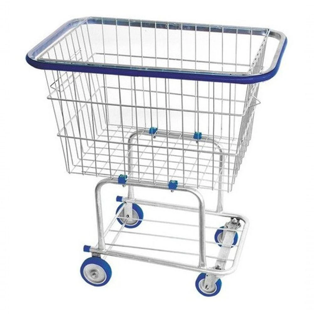 Carrinho de Compras para Condomínio 140L em Aço Carbono Galvanizado com Rodas PVC Premium Colchões