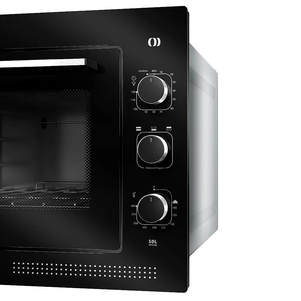 Forno Elétrico De Embutir Mueller Preto 50 Litros MFE50K 220V