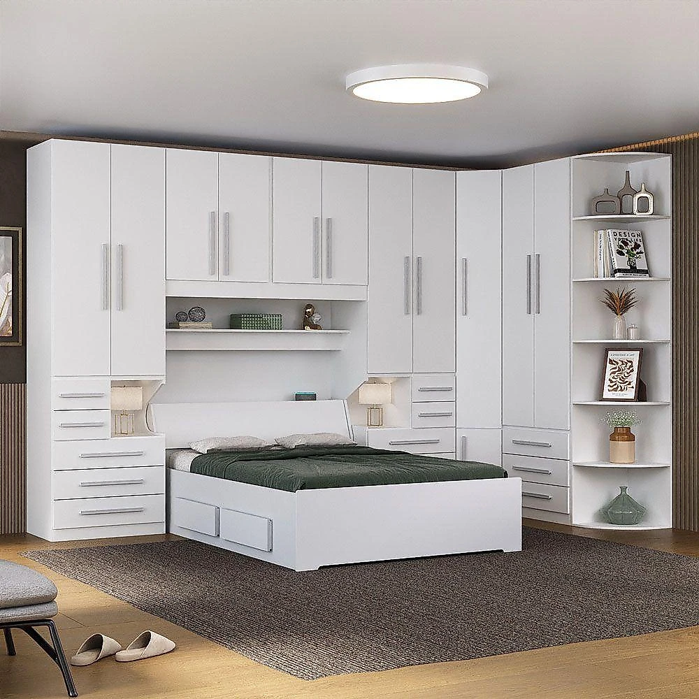 Dormitório De Casal Sem Cama 1344s Branco