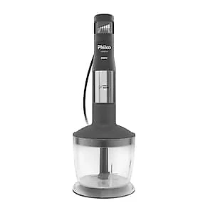 Mixer Philco Velocity Pro Control PMX81A 800W 3 em 1 4 Lâminas Inox Processador e Batedor 110V