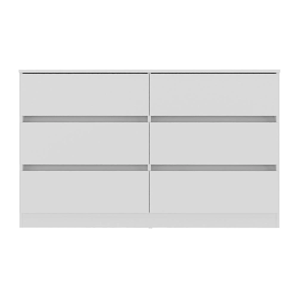 Cômoda com 6 Gavetas 120cm Multimóveis MP4396 Branco