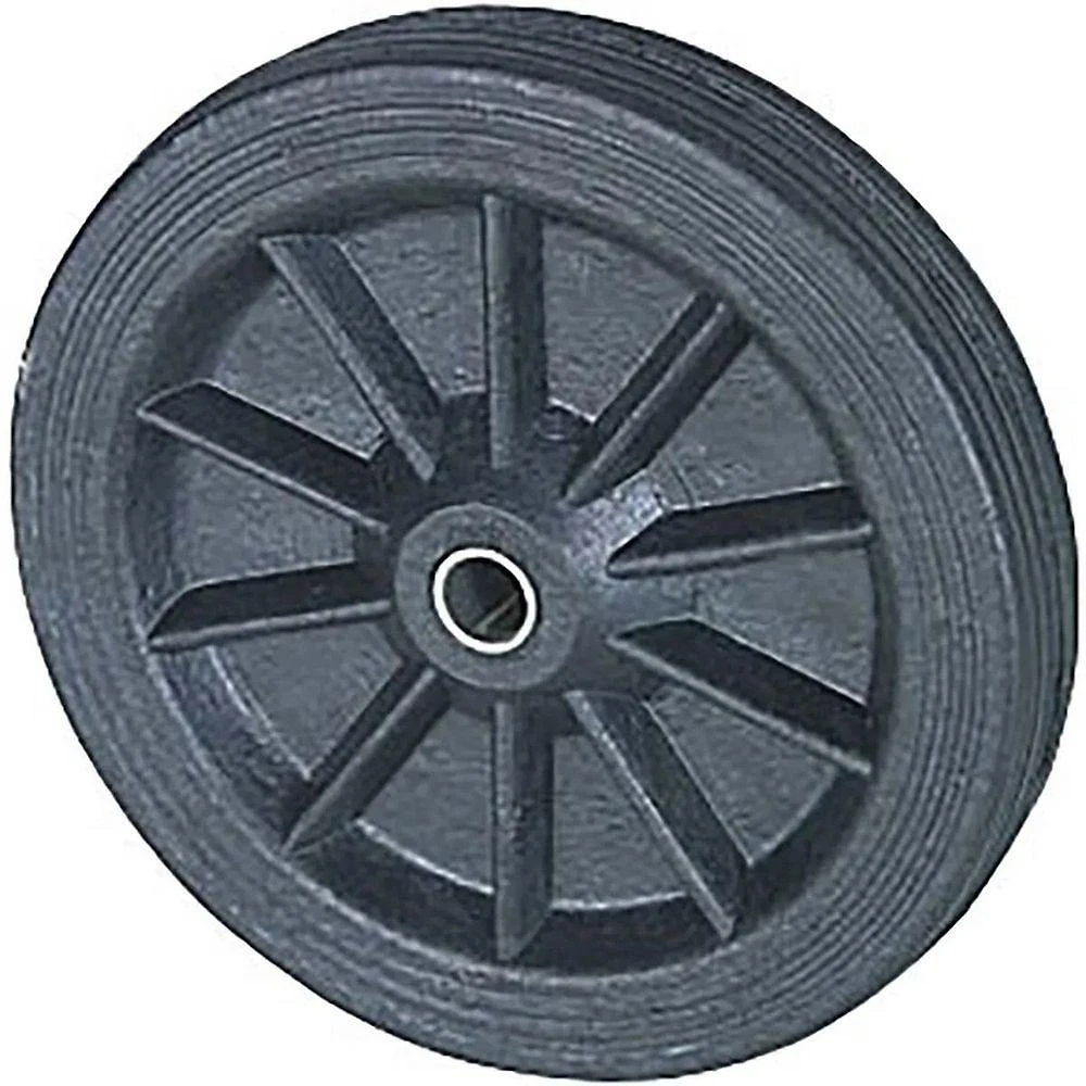 Roda para Carrinhos 9 Maciça de Borracha 150KG com Bucha de Aço Worker