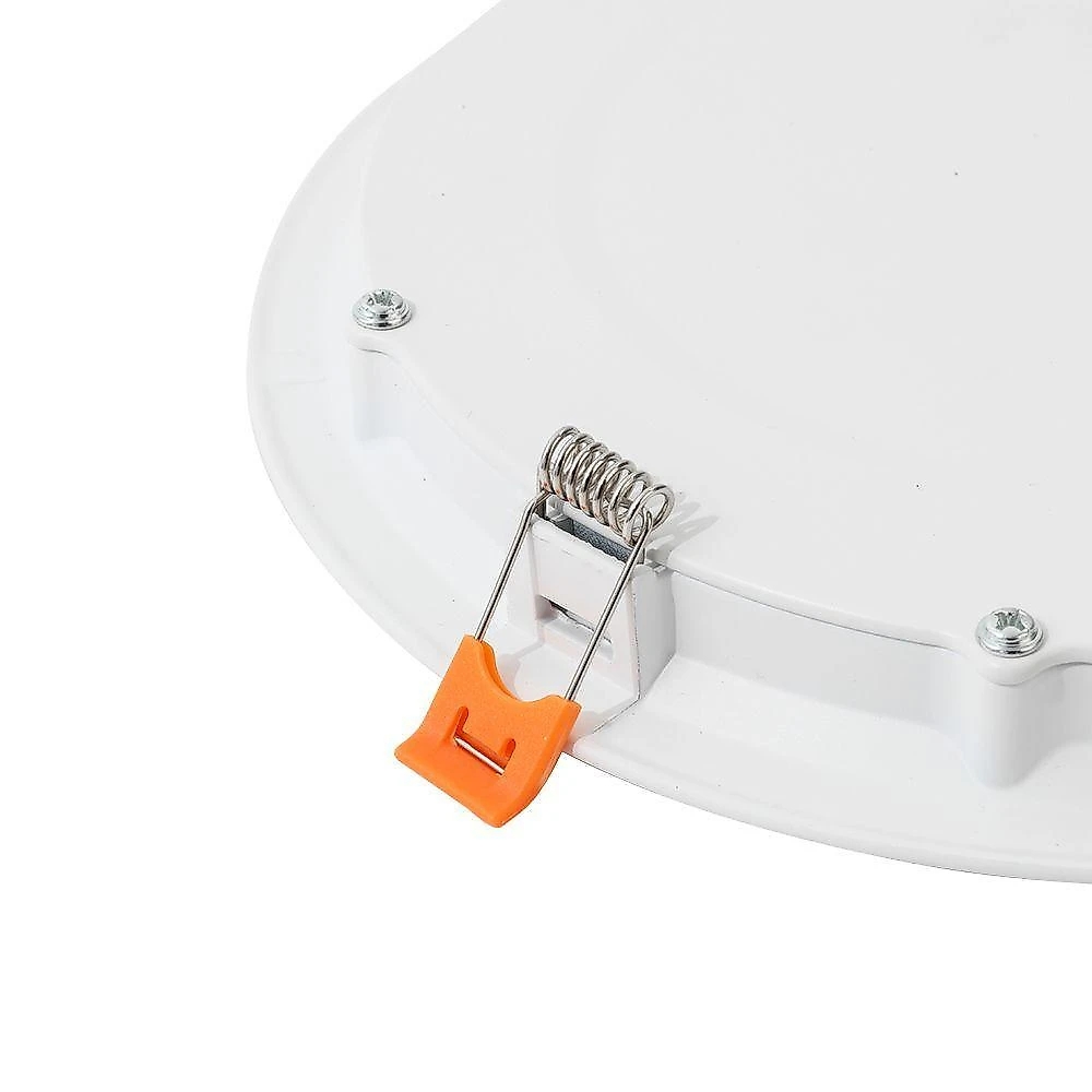 Kit 10 Painel De Led Redondo Embutir Recuado 18w Bivolt Taschibra 6500k Frio