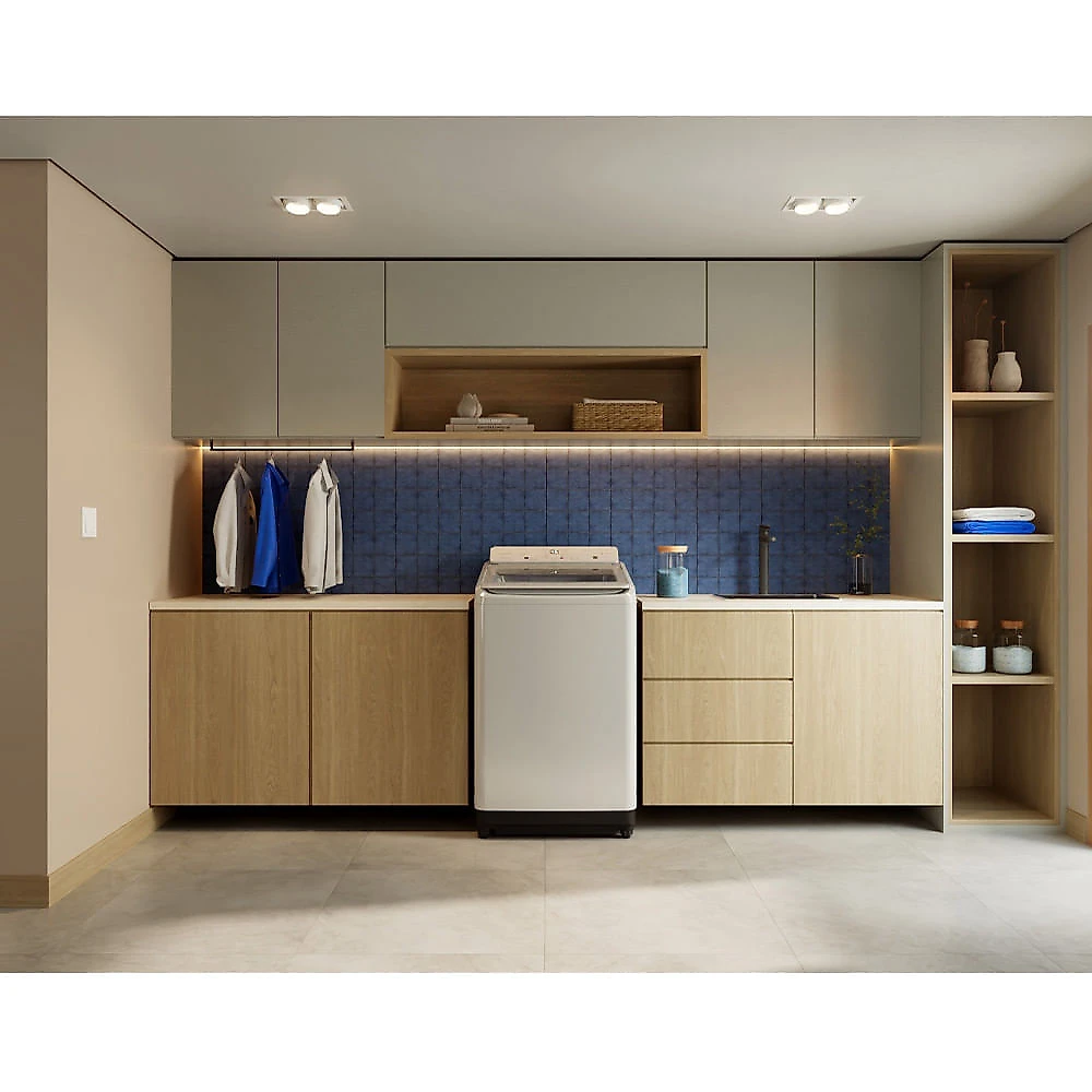 Lavadora de Roupas Intuitive+ Panasonic 19Kg Branca com 10 Programas de Lavagem e Smartsense - NA-F190G1 110