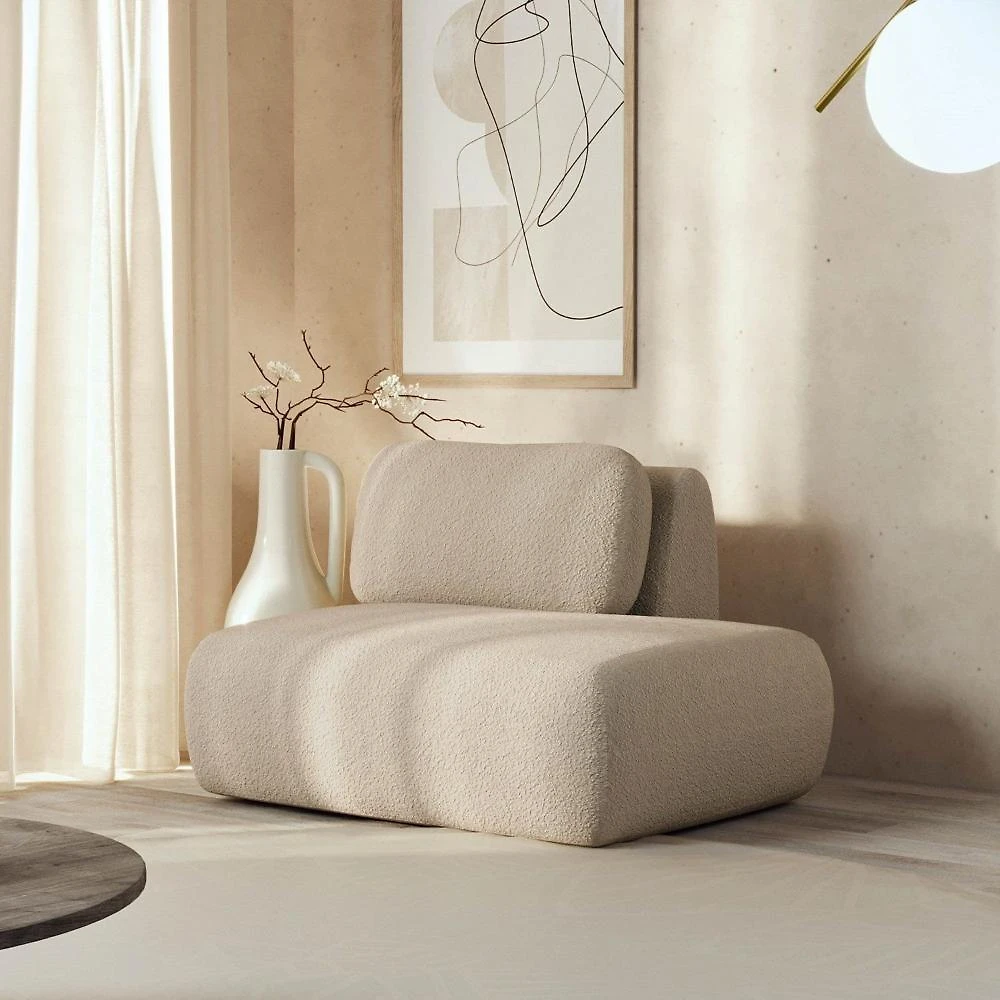 Sofá Modular Sumiê 80cm Direito Orla CabeCasa MadeiraOriginals