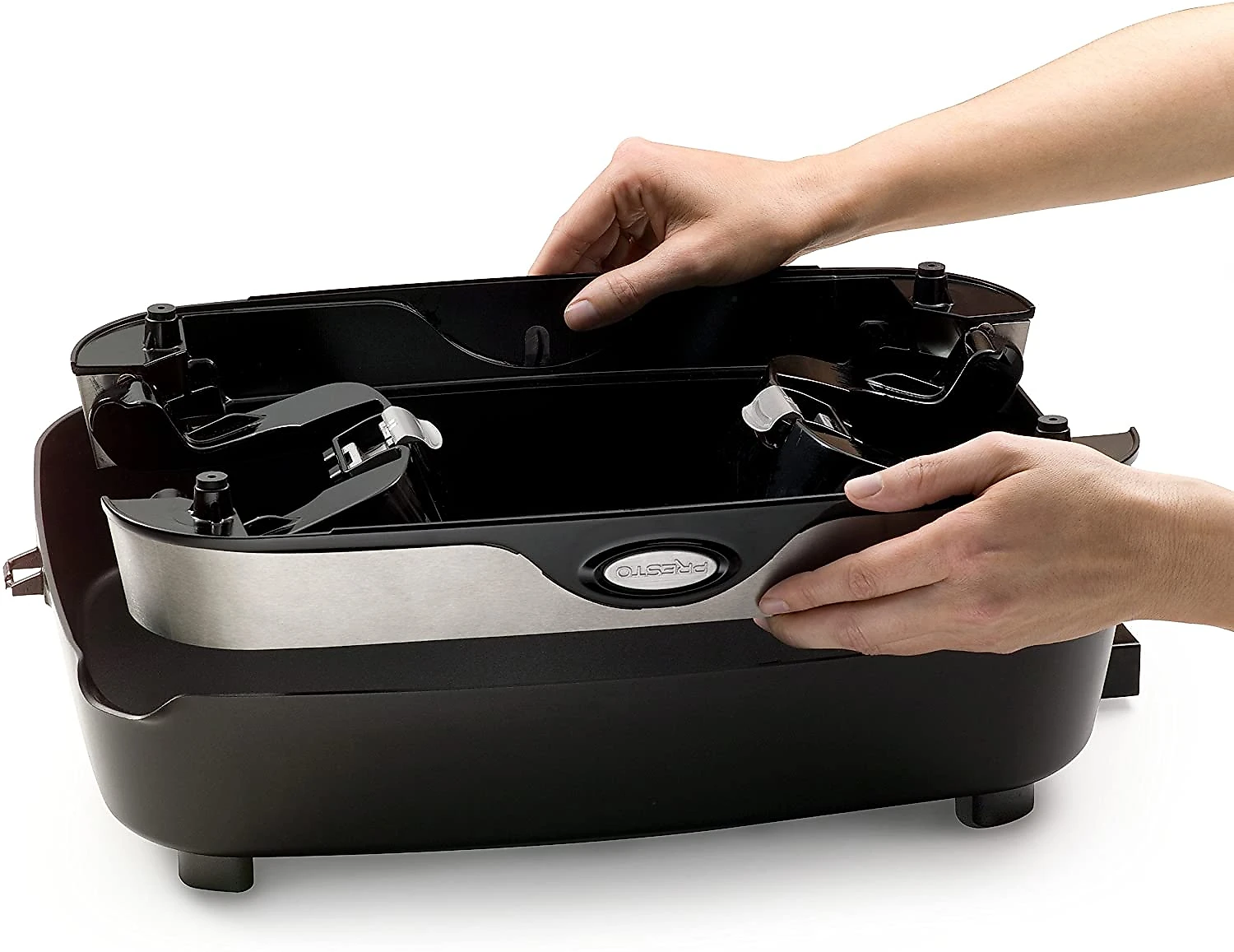 Presto 06857 16inch Electric Foldaway Skillet Black