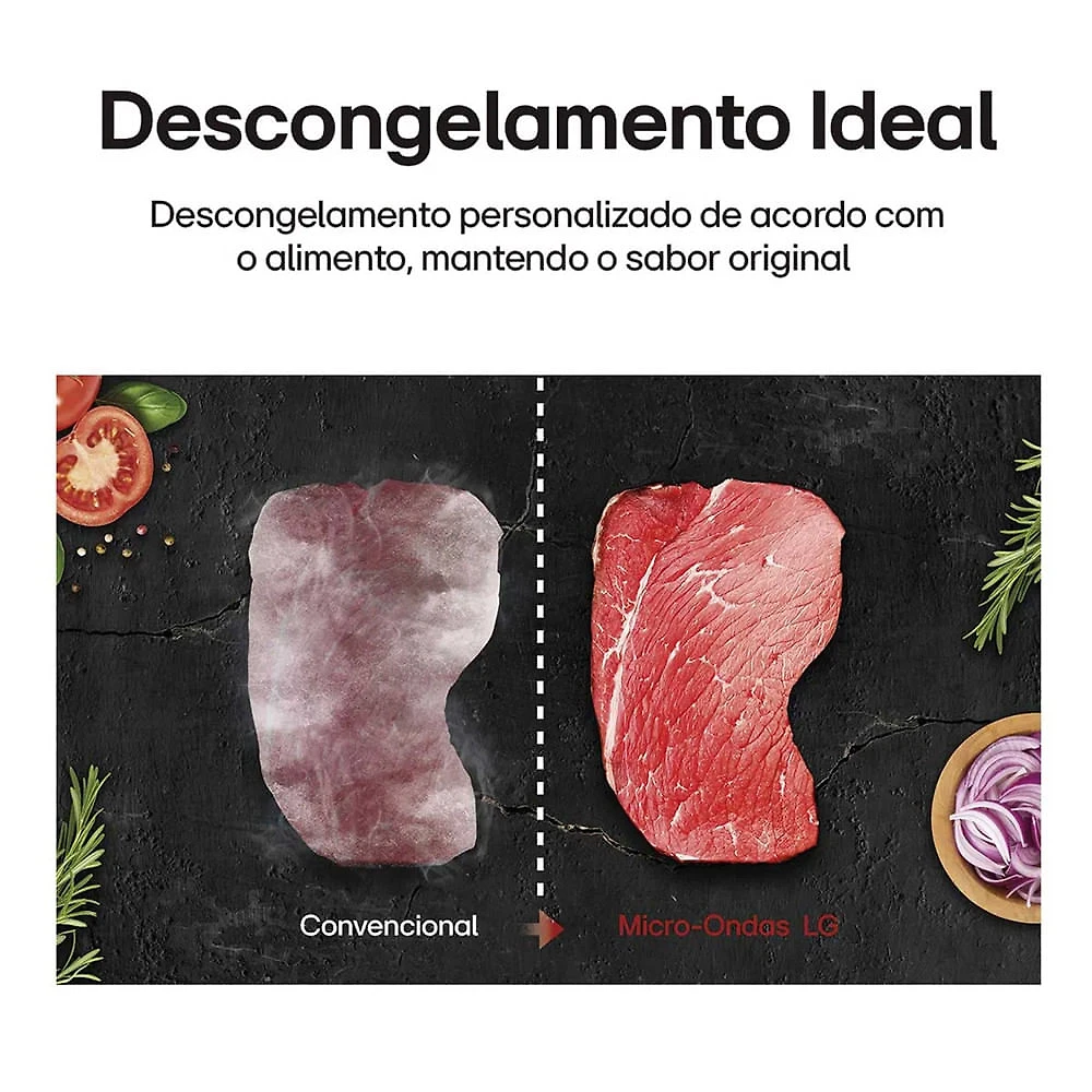 Micro-ondas NeoChef LG 30 litros Espelhado Limpa Fácil Preto - 110V