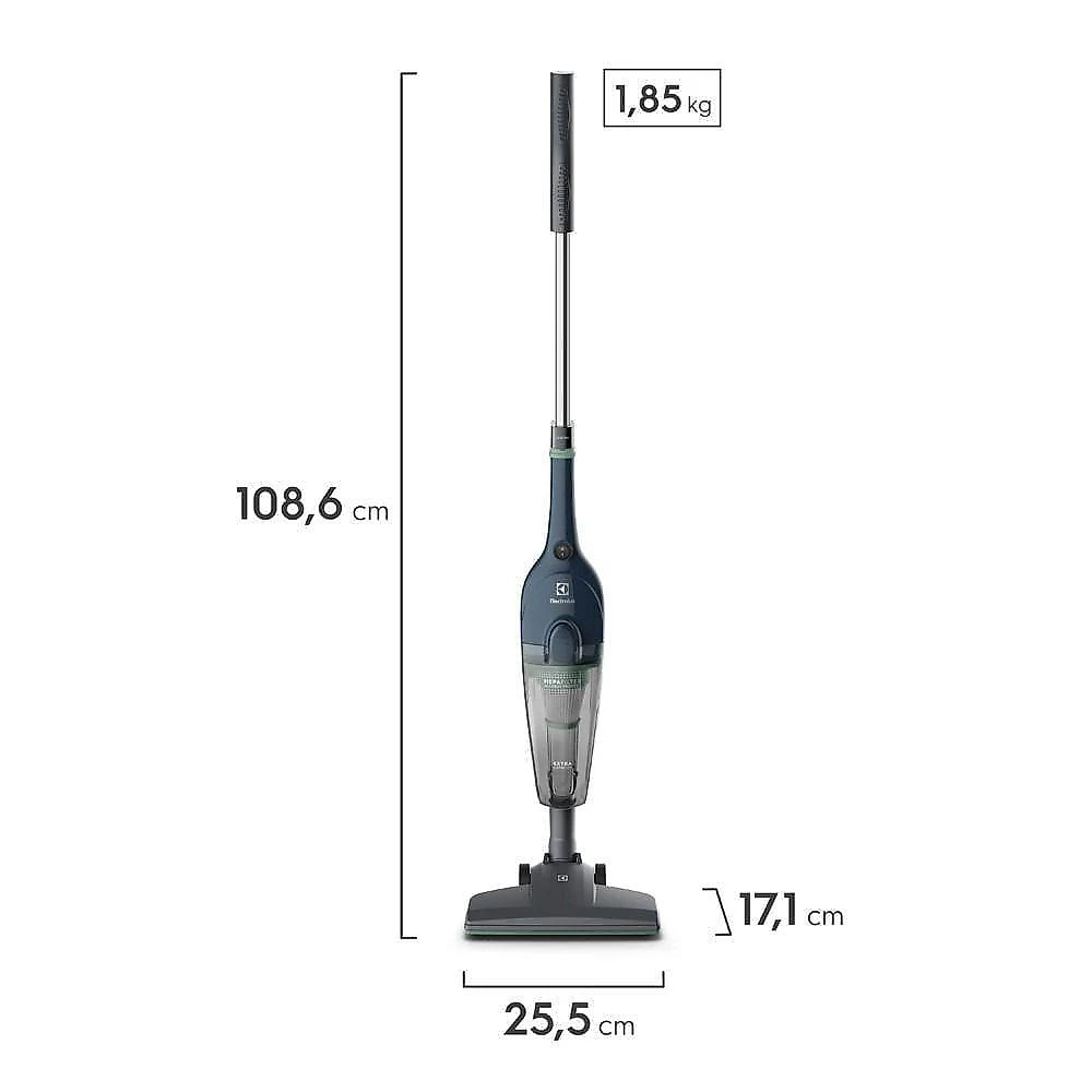 Aspirador de pó vertical 2 em 1 electrolux denim blue stk14 1300w azul 110