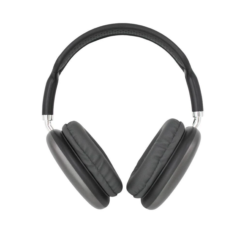 Headphone Bluetooth P9 com Microfone Cartão SD e Rádio FM Cinza