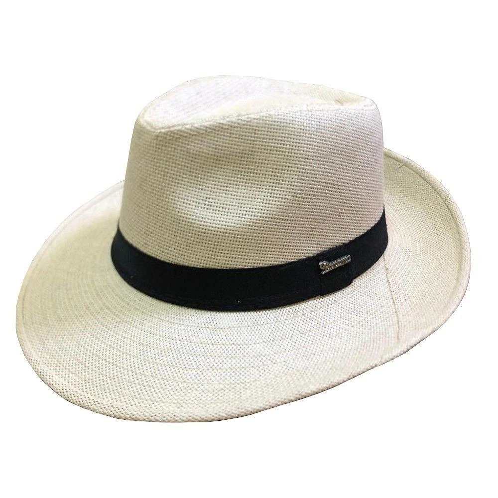 Chapéu Panamá OEM Original Aba Larga Tamanho 54 Branco para Uso Masculino e Feminino