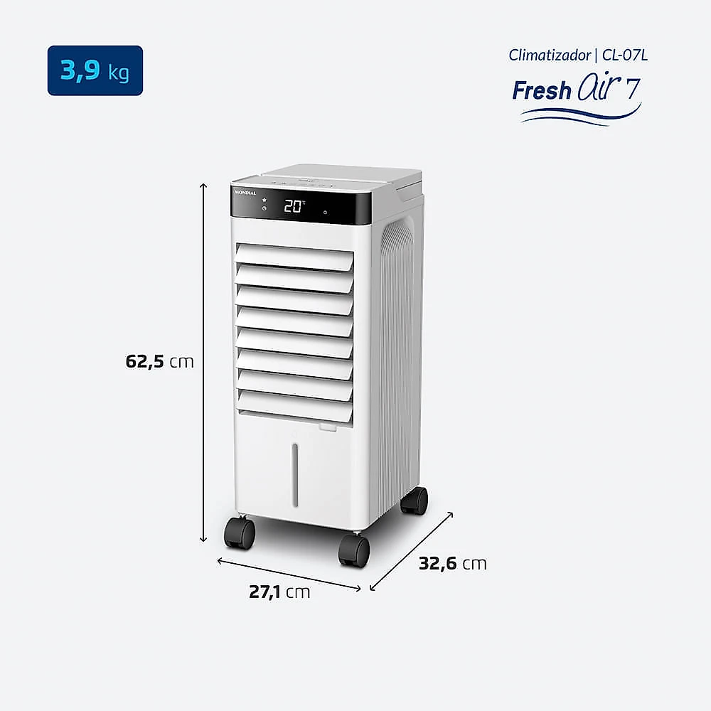Climatizador Fresh Air Mondial Branco 90W 127V/220V CL-07L 110