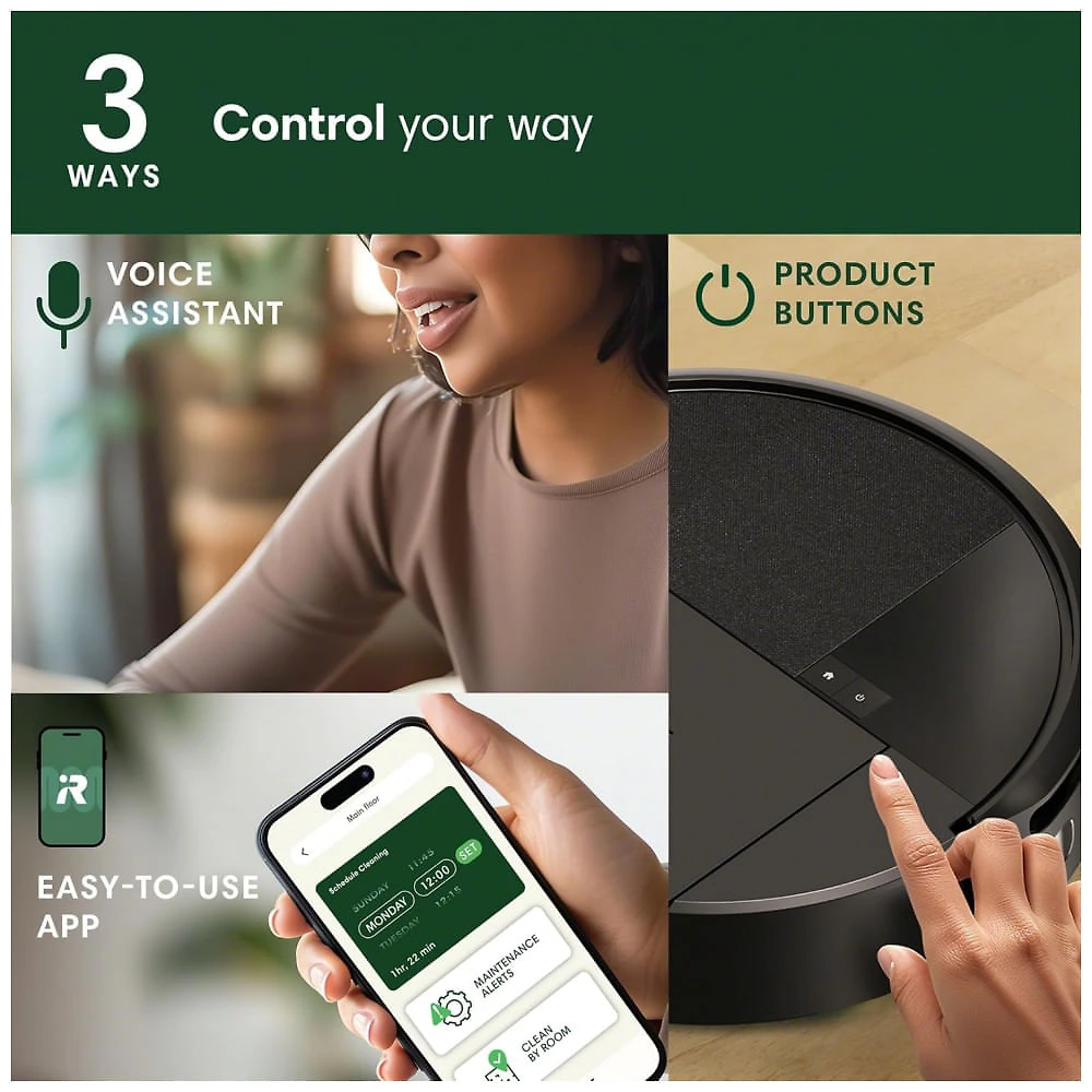 Robô Aspirador iRobot Roomba 205 DustCompactor Preto LiDAR Navegação 4 Níveis Potência 120min Bateria