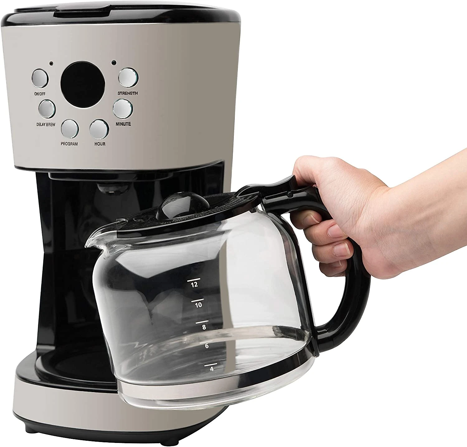 Haden 75028 Cafeteira Proframável Retro Capacidade 15L Aço I nox 110V Creme