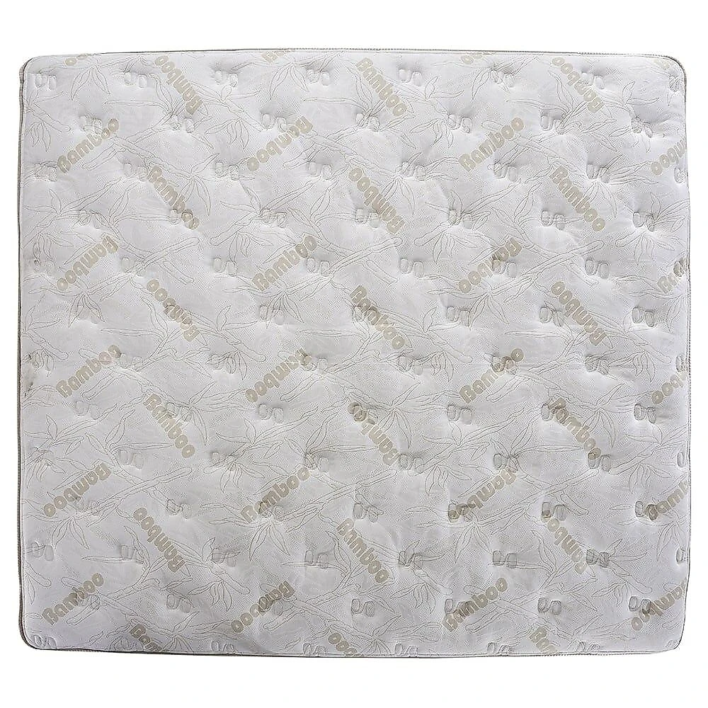 Cama Box Suede Casal Herval Channel Bambu, 72x138x188 cm, Molas Ensacadas Cama Box Suede Casal, Molas Ensacadas Herval Channel Bambu, 72x138x188 cm, Bege e Branco