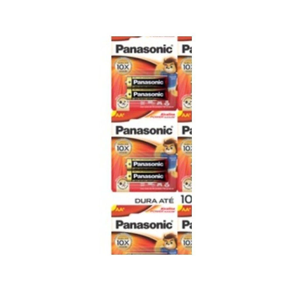 Pilha Alcalina AA LR6-2BT480 para Dispositivos de Maior Potência Panasonic
